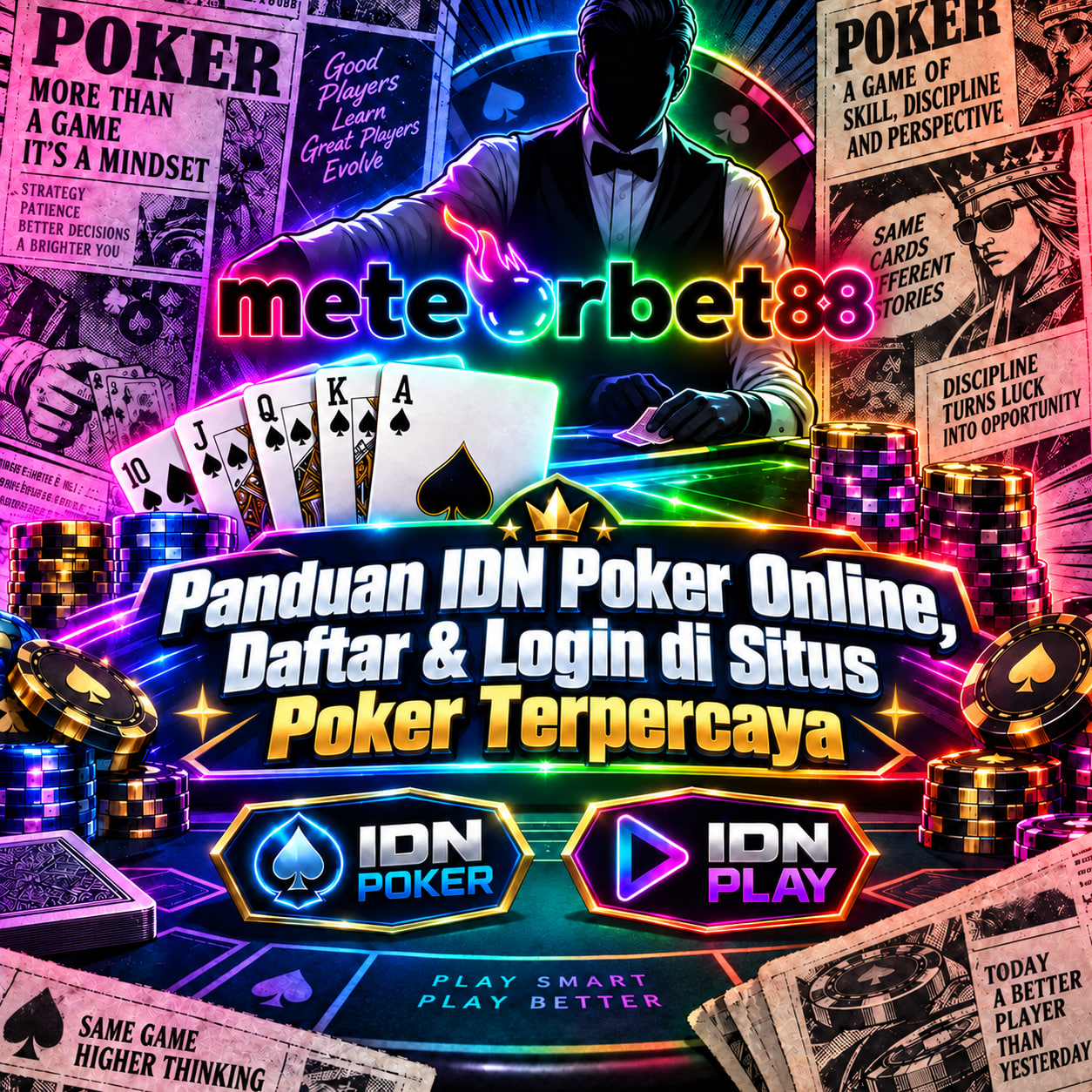 Meteorbet88: Panduan IDN Poker Online, Daftar & Login di Situs Poker Terpercaya